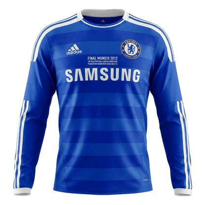 Maillot de football rétro domicile manches longues Chelsea homme 2011/12