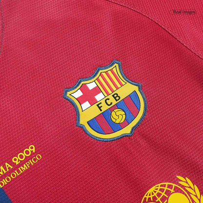 Maillot de foot rétro MESSI #10 Homme Barcelone LDC Finale LDC 2008/09 Domicile