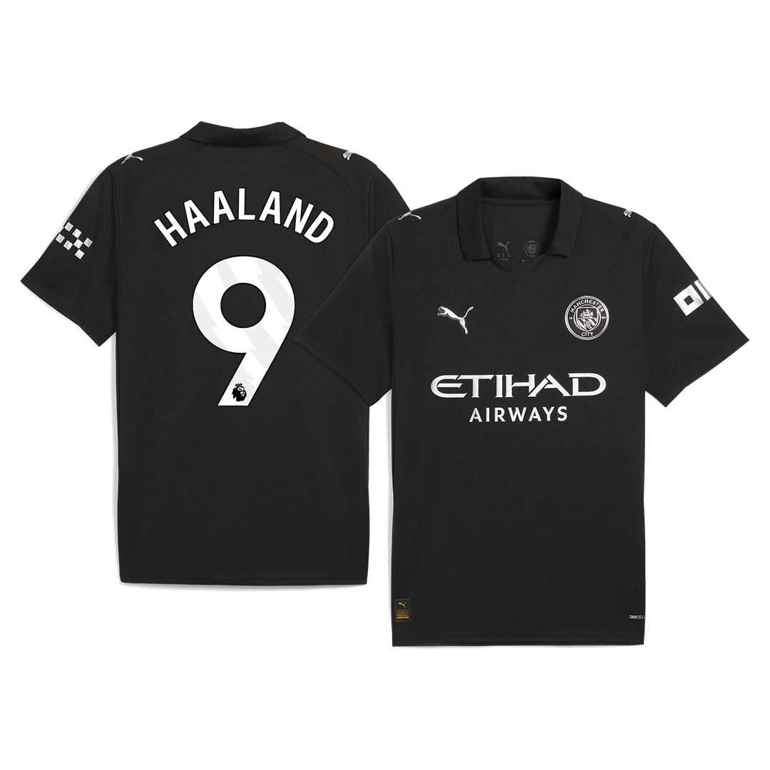 Maillot de foot extérieur Manchester City 2025/26 pour homme HAALAND #9
