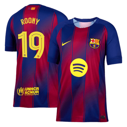 Maillot de foot domicile ROONY #19 Barcelone LDC 2025/26 Homme [PREMIUM]