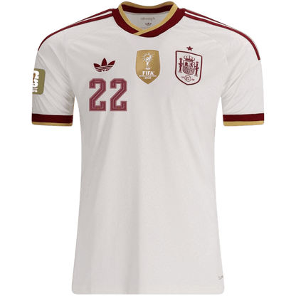 CUBARSÍ #22 Men's Spain World Cup 2026 Player Version Champion Edition Away Soccer Jersey