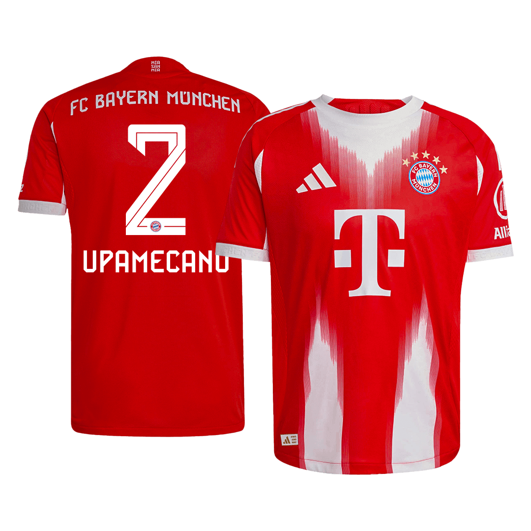 UPAMECANO #2 Maillot de foot domicile Bayern Munich 2025/26 version joueur homme - Coupe ajustée