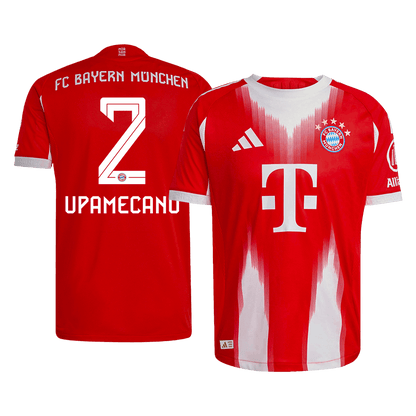UPAMECANO #2 Maillot de foot domicile Bayern Munich 2025/26 version joueur homme - Coupe ajustée