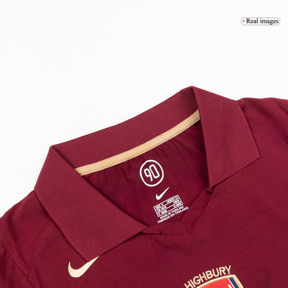 Maillot de foot vintage homme Arsenal 2005/06 domicile manches longues