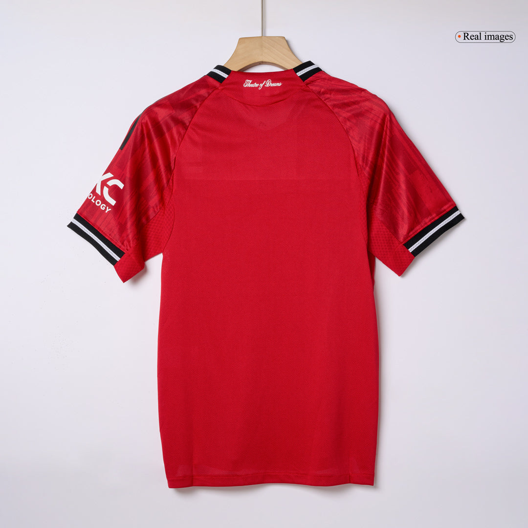 Maillot de football domicile Manchester United 2025/26 pour homme - Version joueur - Coupe ajustée