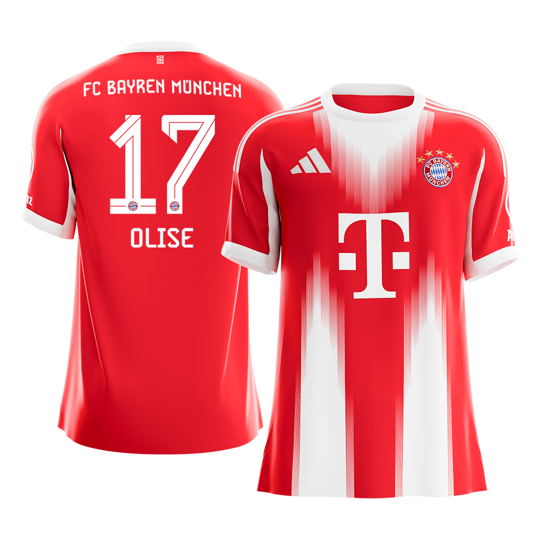 Maillot de Foot Domicile Homme OLISÉ #17 Bayern Munich 2025/26 [PREMIUM]