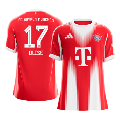 Maillot de Foot Domicile Homme OLISÉ #17 Bayern Munich 2025/26 [PREMIUM]