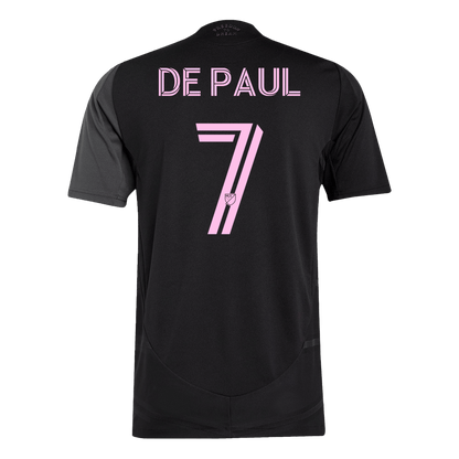 Maillot de football De Paul #7 Inter Miami CF 2025 Version Joueur Extérieur Homme - Coupe Ajustée