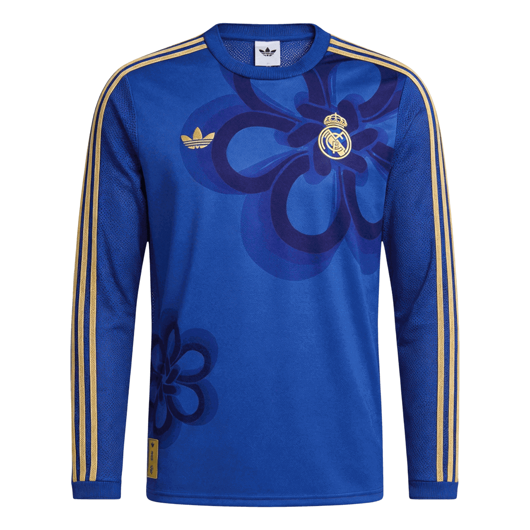 Maillot de football à manches longues Real Madrid 2025/26 pour homme