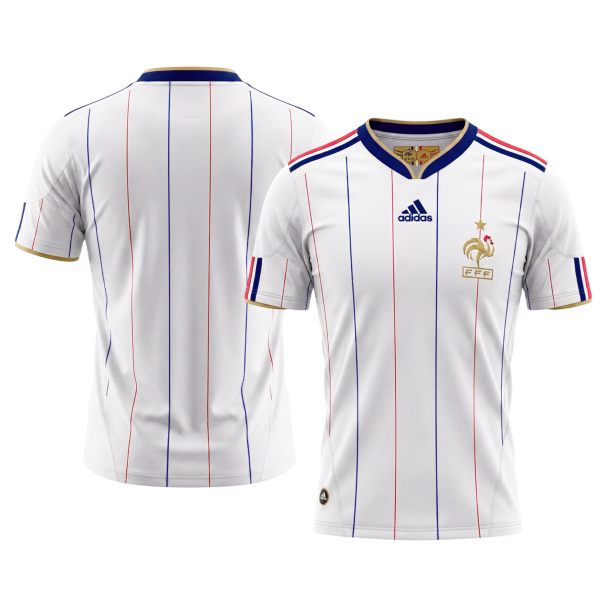 Maillot de Foot Rétro Extérieur France 2010 Homme