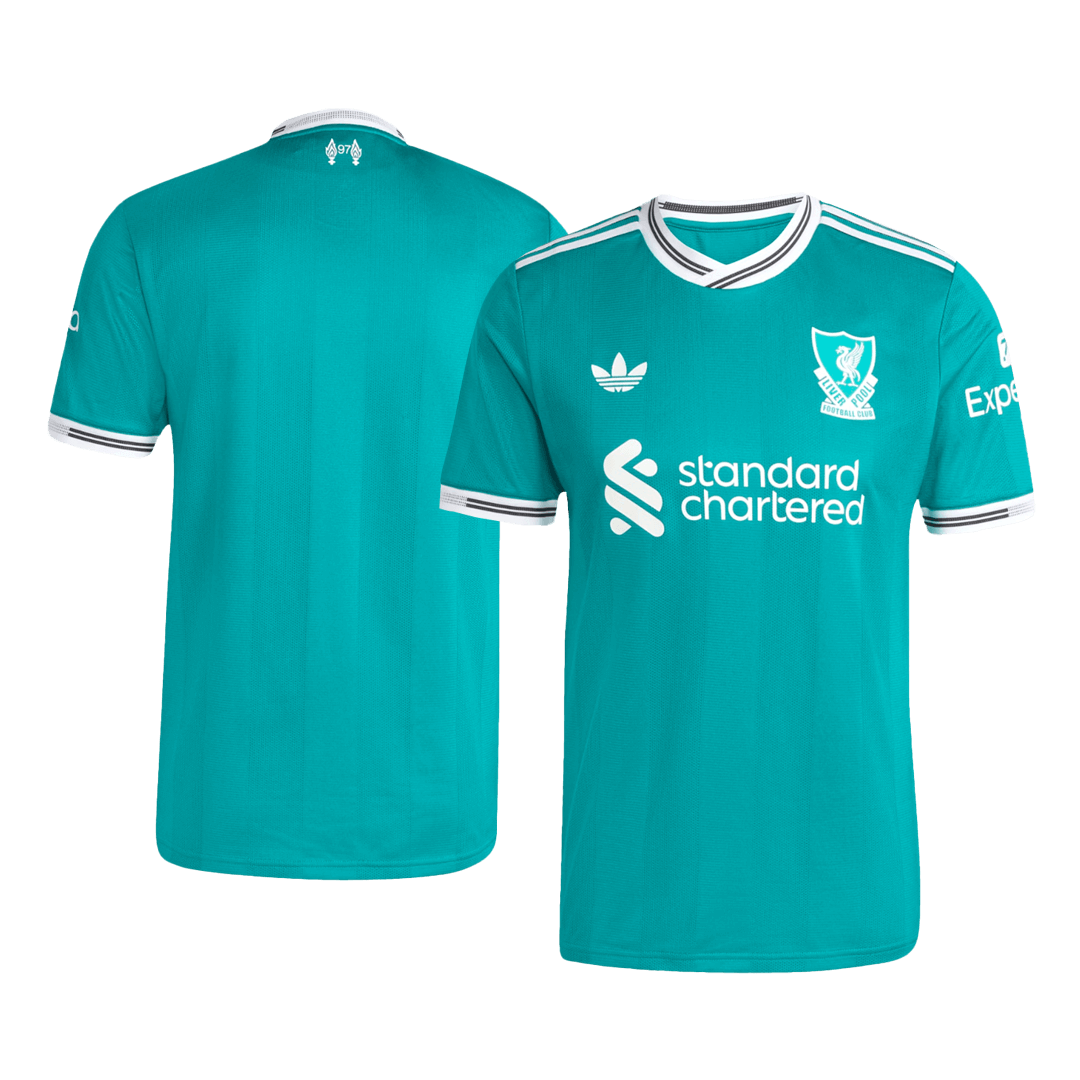Maillot de foot extérieur homme Liverpool 2025/26 version joueur - Coupe ajustée