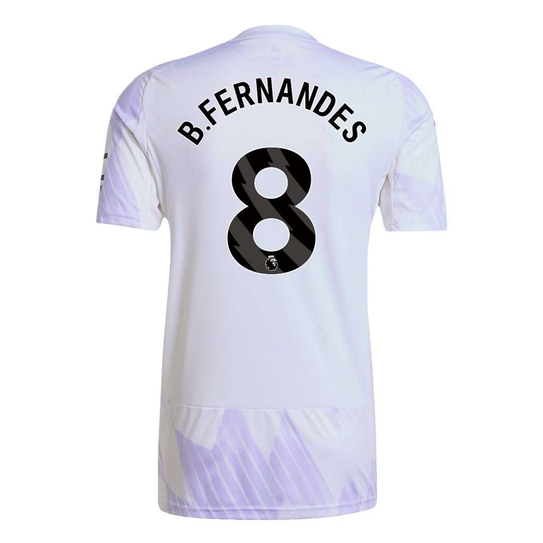 Maillot de foot extérieur B.FERNANDES #8 Manchester United 2025/26 pour homme