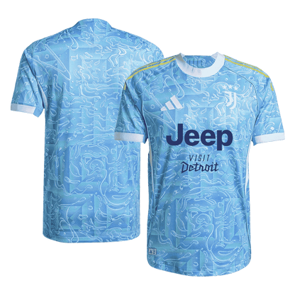 Maillot de football extérieur version joueur Juventus Homme 2025/26 - Coupe slim