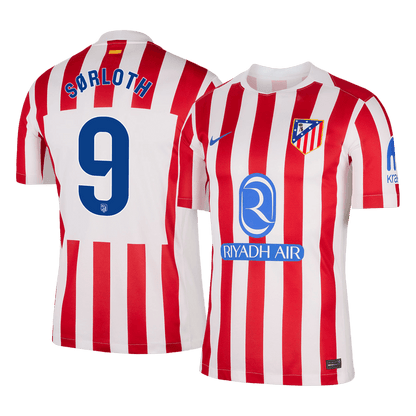 Maillot de Foot Domicile Homme Atletico Madrid 2025/26 SØRLOTH #9