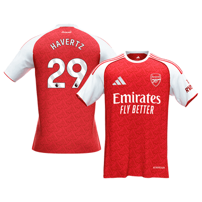 Maillot de football domicile Arsenal 2025/26 pour homme HAVERTZ #29 [QUALITÉ SUPÉRIEURE]