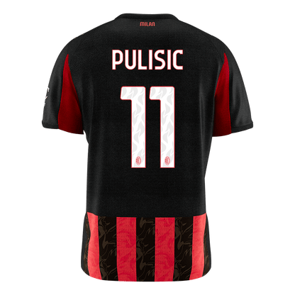 Maillot de football domicile AC Milan 2025/26 pour homme PULISIC #11 [QUALITÉ SUPÉRIEURE]