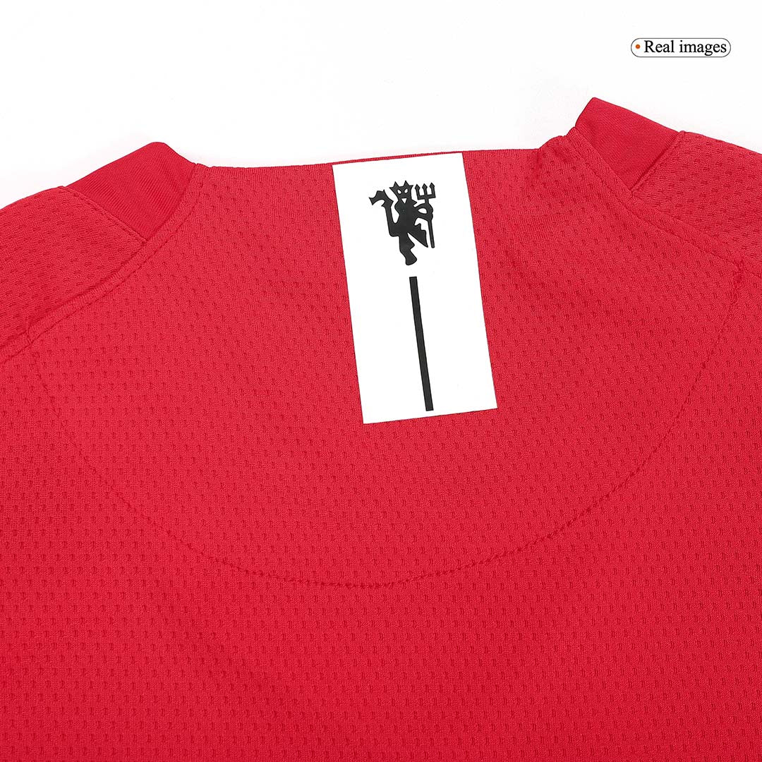 Maillot de football domicile SCHOLES #18 Manchester United finale UCL 2007/08 pour homme - Rétro