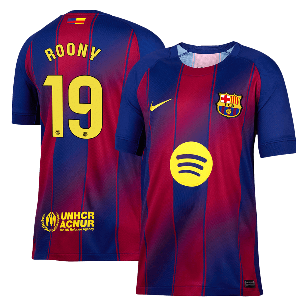ROONY #19 Maillot de Foot Domicile Barcelone 2025/26 Homme [PREMIUM]
