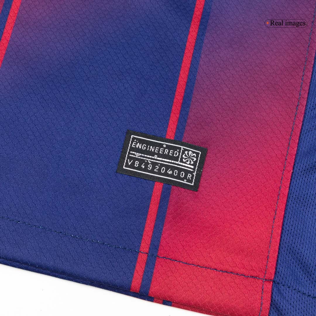 Maillot de football domicile à manches longues pour homme Barcelone 2025/26