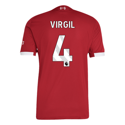 Maillot de foot domicile VIRGIL #4 Homme Liverpool 2025/26 - Version Joueur - Coupe Slim
