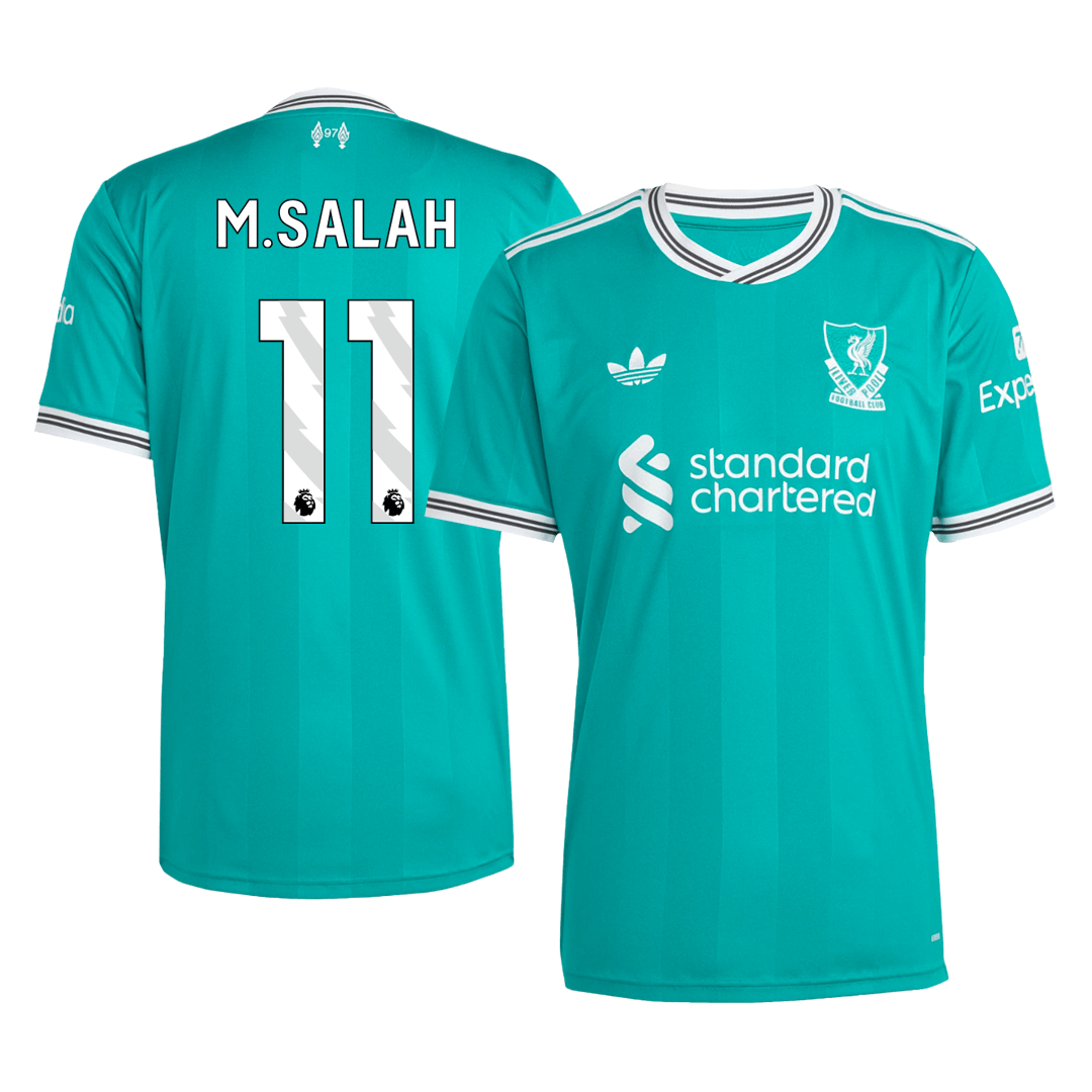 Maillot de foot extérieur M.SALAH #11 Homme Liverpool 2025/26