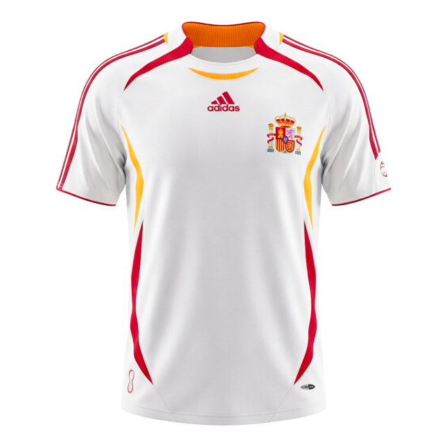 Maillot de football rétro Espagne extérieur 2006 pour homme
