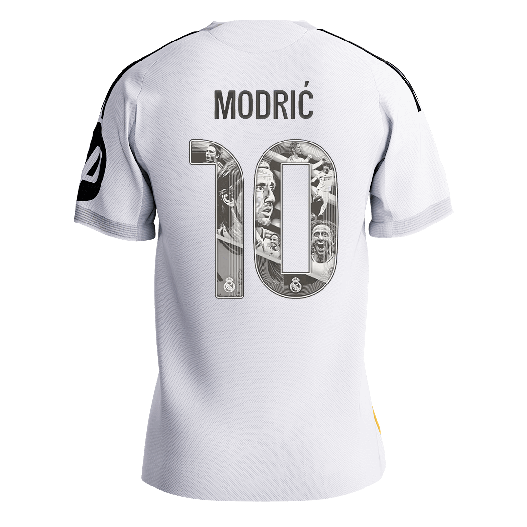 Maillot de football domicile homme MODRIĆ Spécial #10 Real Madrid 2025/26 version joueur - Coupe ajustée [PREMIUM]