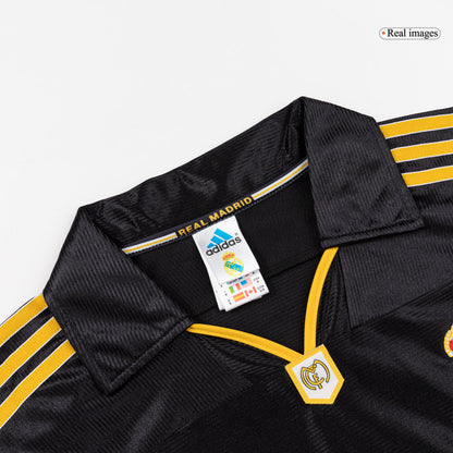 Maillot de football rétro extérieur Real Madrid 1999/01 pour homme