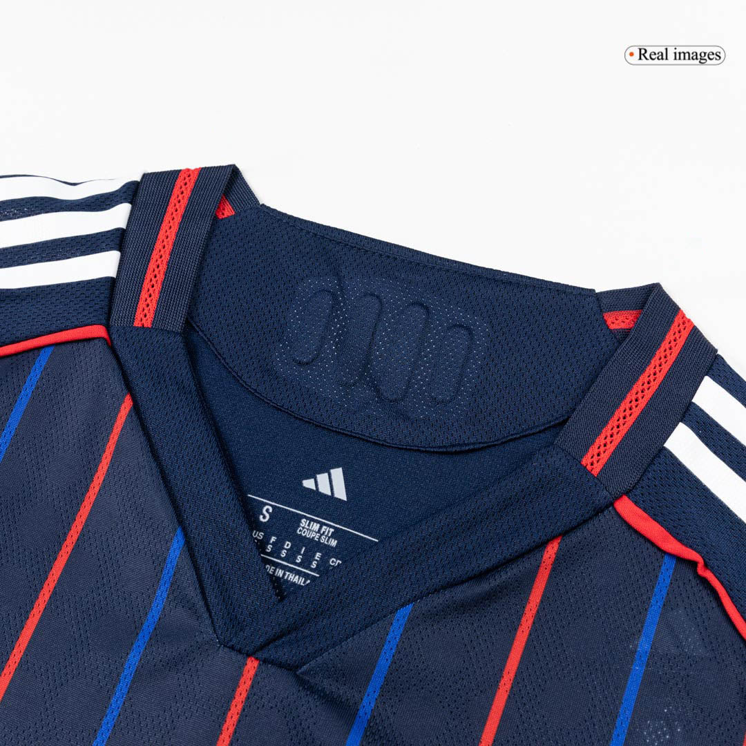 Maillot de football extérieur Olympique Lyonnais 2025/26 pour homme – Version joueur – Coupe slim