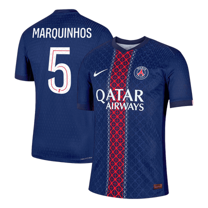 MARQUINHOS #5 Maillot Domicile PSG 2025/26 pour Homme - Version Joueur - Coupe Ajustée