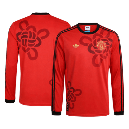 Maillot de foot à manches longues Manchester United 2025/26 pour homme