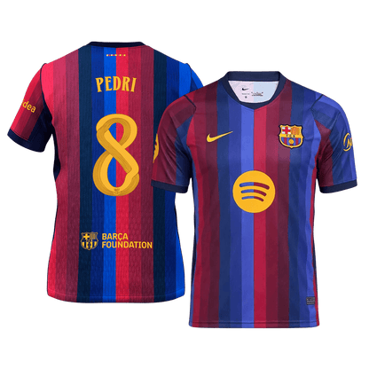 PEDRI #8 Men's Barcelona 2026/27 Home Soccer Jersey