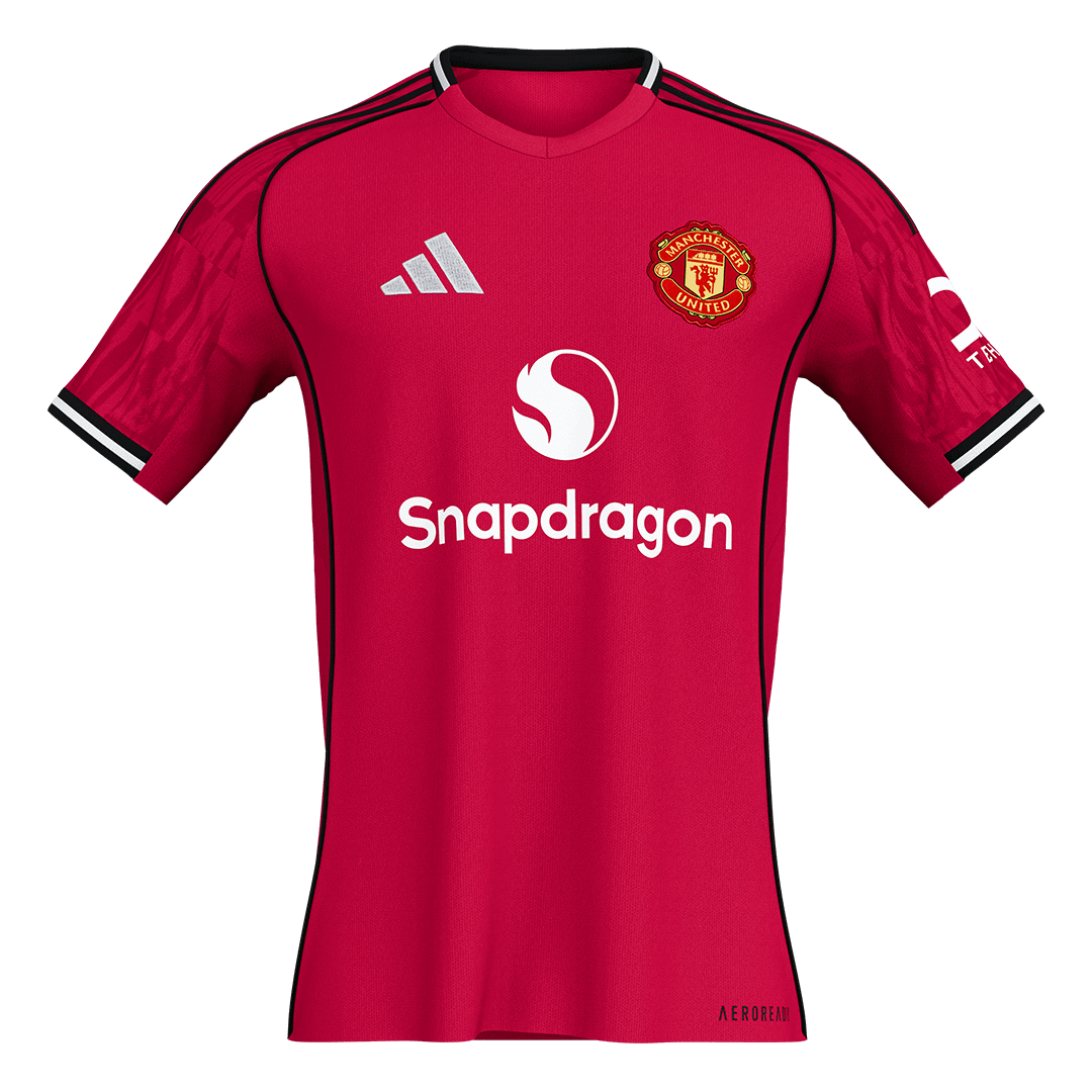 Maillot de football domicile Manchester United 2025/26 pour homme [PREMIUM]
