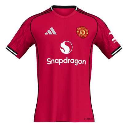 Maillot de football domicile Manchester United 2025/26 pour homme [PREMIUM]