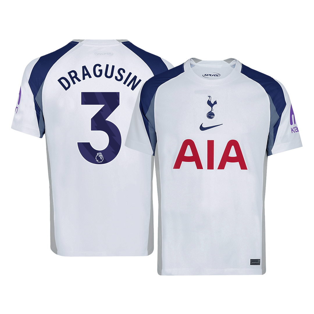 Maillot de Foot Domicile Homme Tottenham Hotspur 2025/26 DRAGUSIN #3