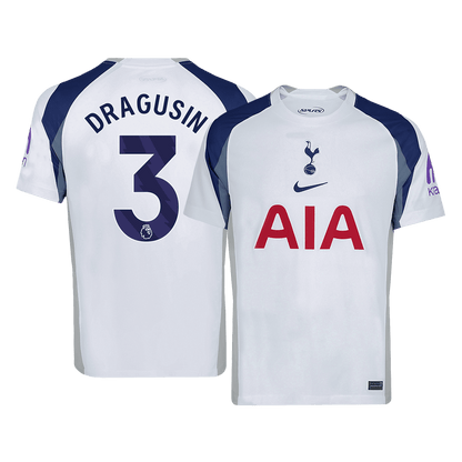 Maillot de Foot Domicile Homme Tottenham Hotspur 2025/26 DRAGUSIN #3