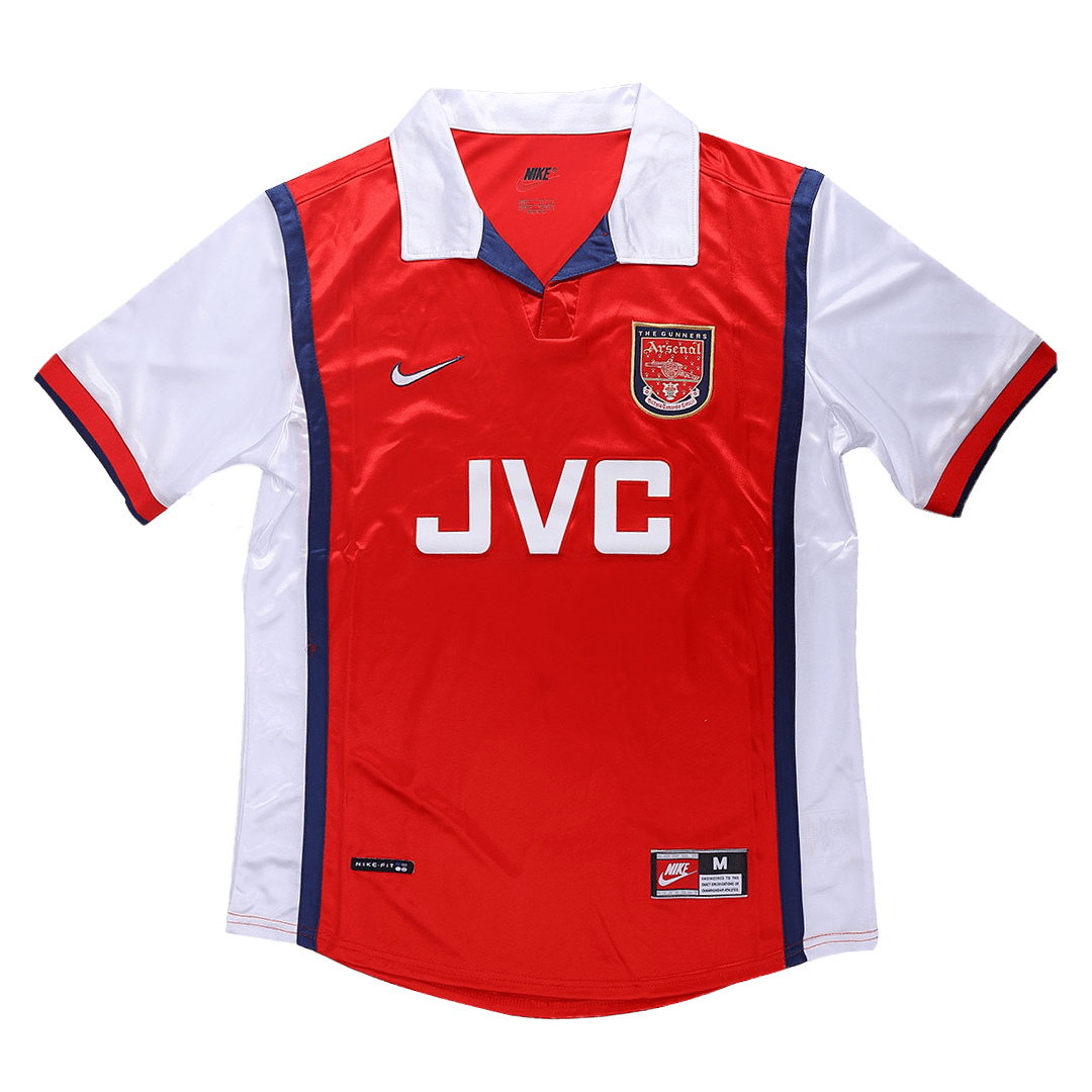 Maillot de foot domicile rétro Arsenal homme 1998/99