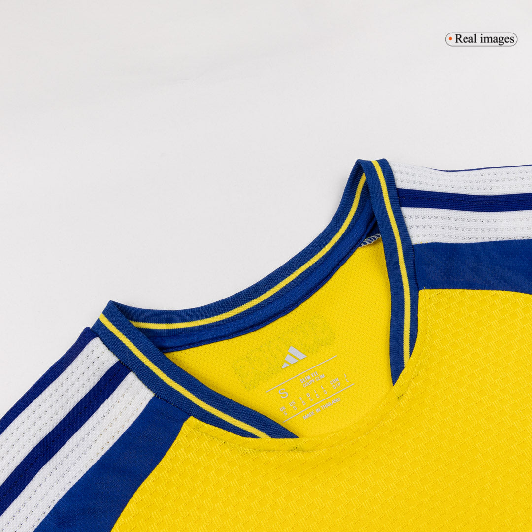 Maillot de Foot Domicile Homme Suède Coupe du Monde 2026 Version Joueur - Coupe Ajustée