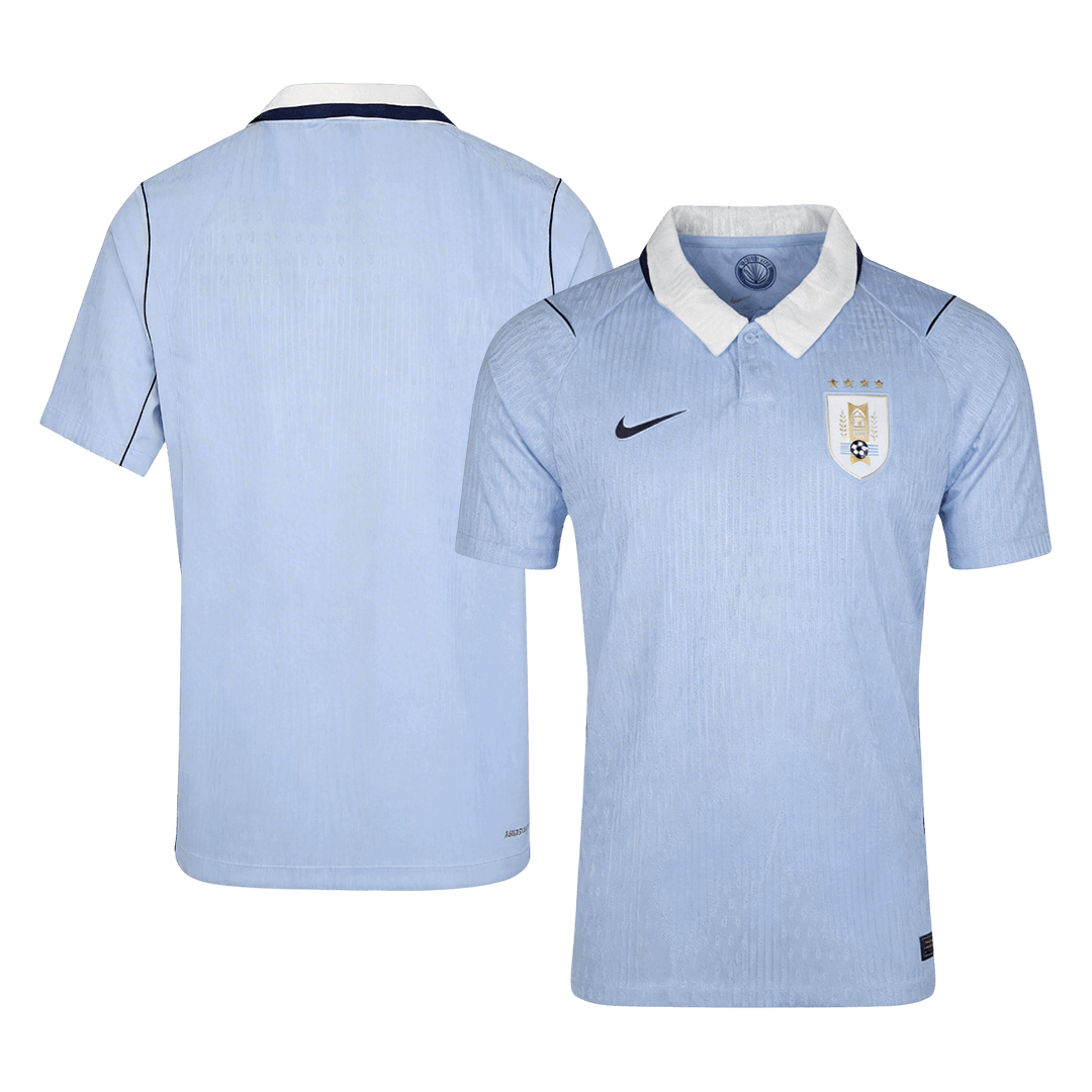 Maillot de Foot Domicile Uruguay Coupe du Monde 2026 Homme - Version Joueur - Coupe Ajustée