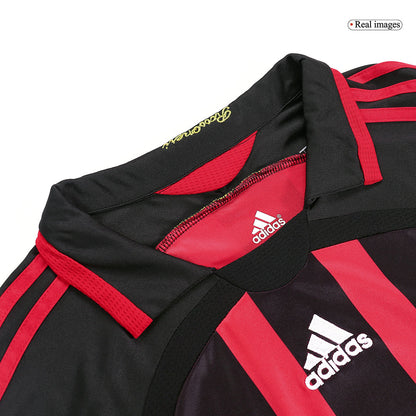 Maillot de football rétro RONALDO #99 AC Milan domicile manches longues homme 2006/07