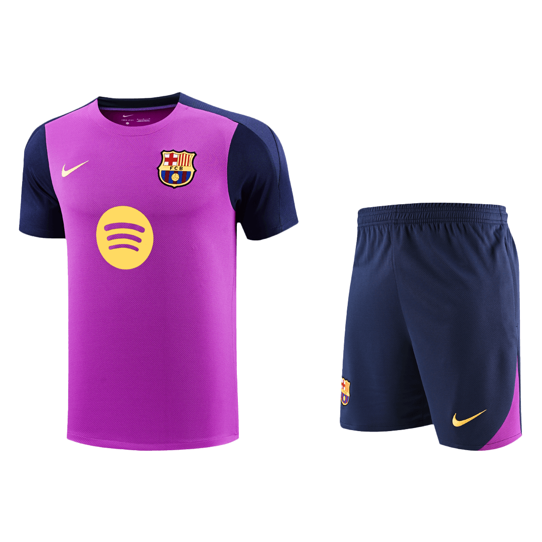 Kit Maillot de football d'entraînement homme Barça 2025/26