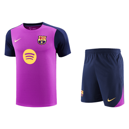 Kit Maillot de football d'entraînement homme Barça 2025/26