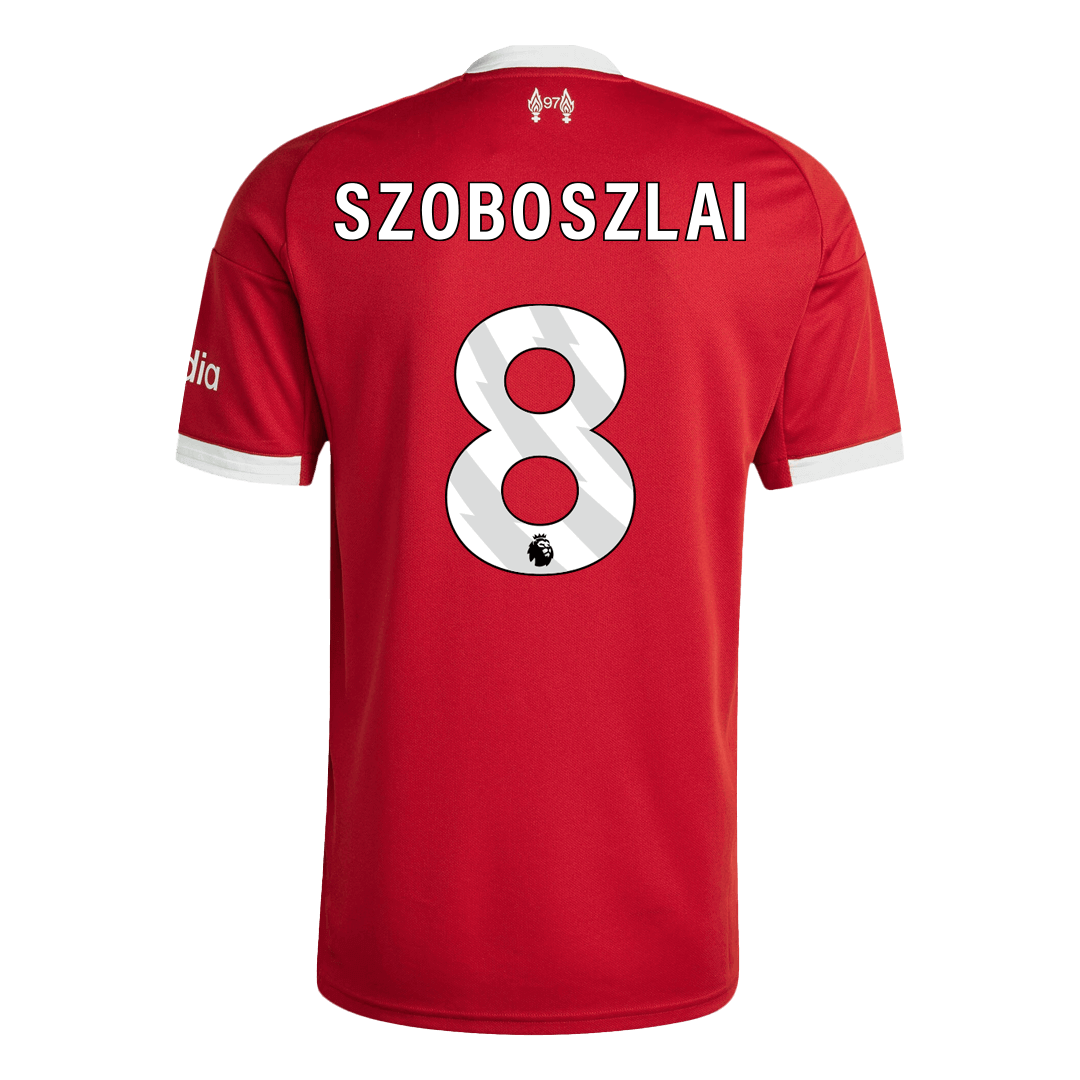Maillot de foot domicile Liverpool 2025/26 Homme SZOBOSZLAI #8
