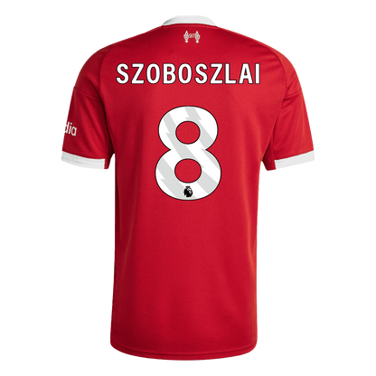 Maillot de foot domicile Liverpool 2025/26 Homme SZOBOSZLAI #8