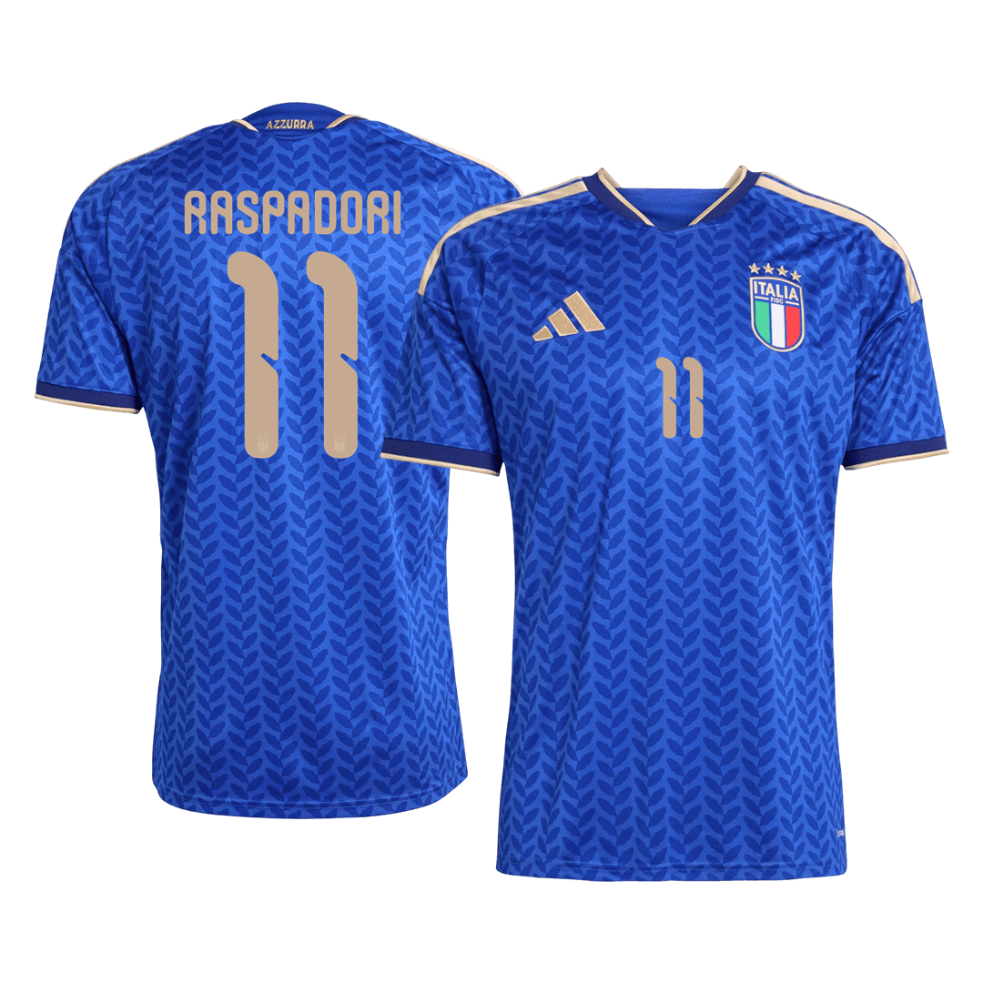 RASPADORI #11 Maillot de foot Italie Coupe du Monde 2026 Domicile Homme [PREMIUM]
