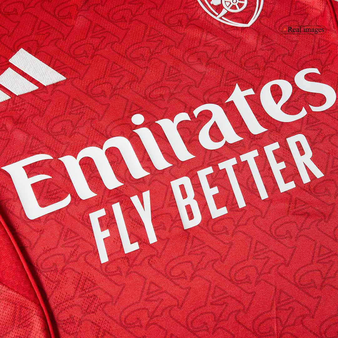 Maillot de foot domicile homme Arsenal 2025/26 version joueur SALIBA #2 - Coupe slim