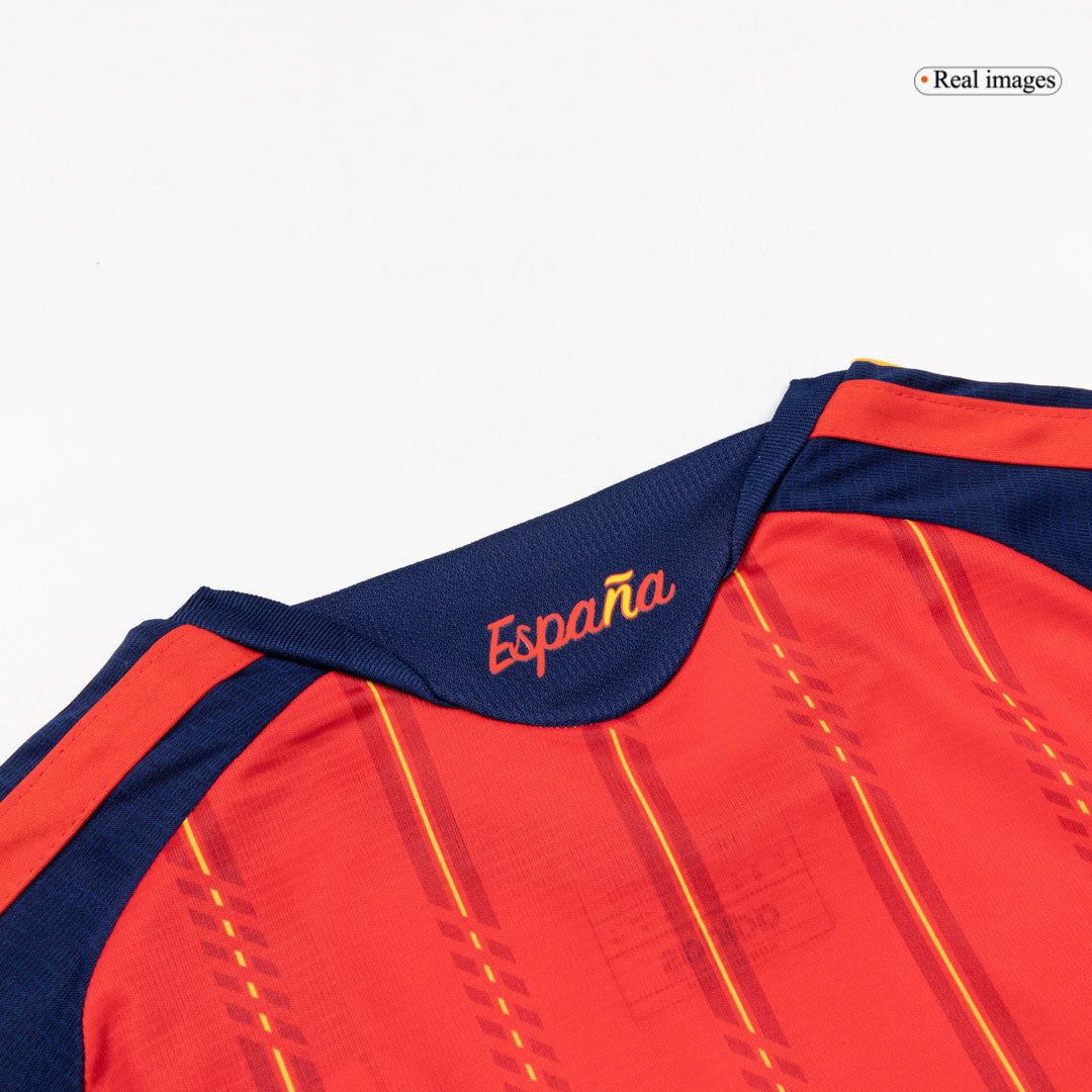 Maillot de Foot Domicile Espagne Coupe du Monde 2026 pour Enfant [PREMIUM]