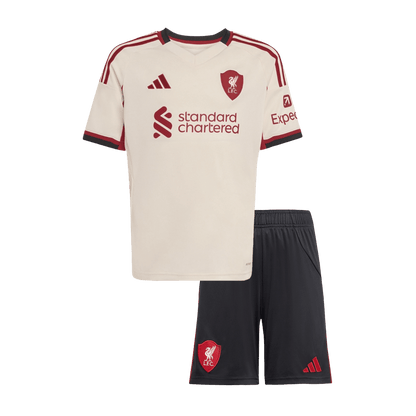 Ensemble Maillot Extérieur de Football Liverpool 2025/26 Enfant