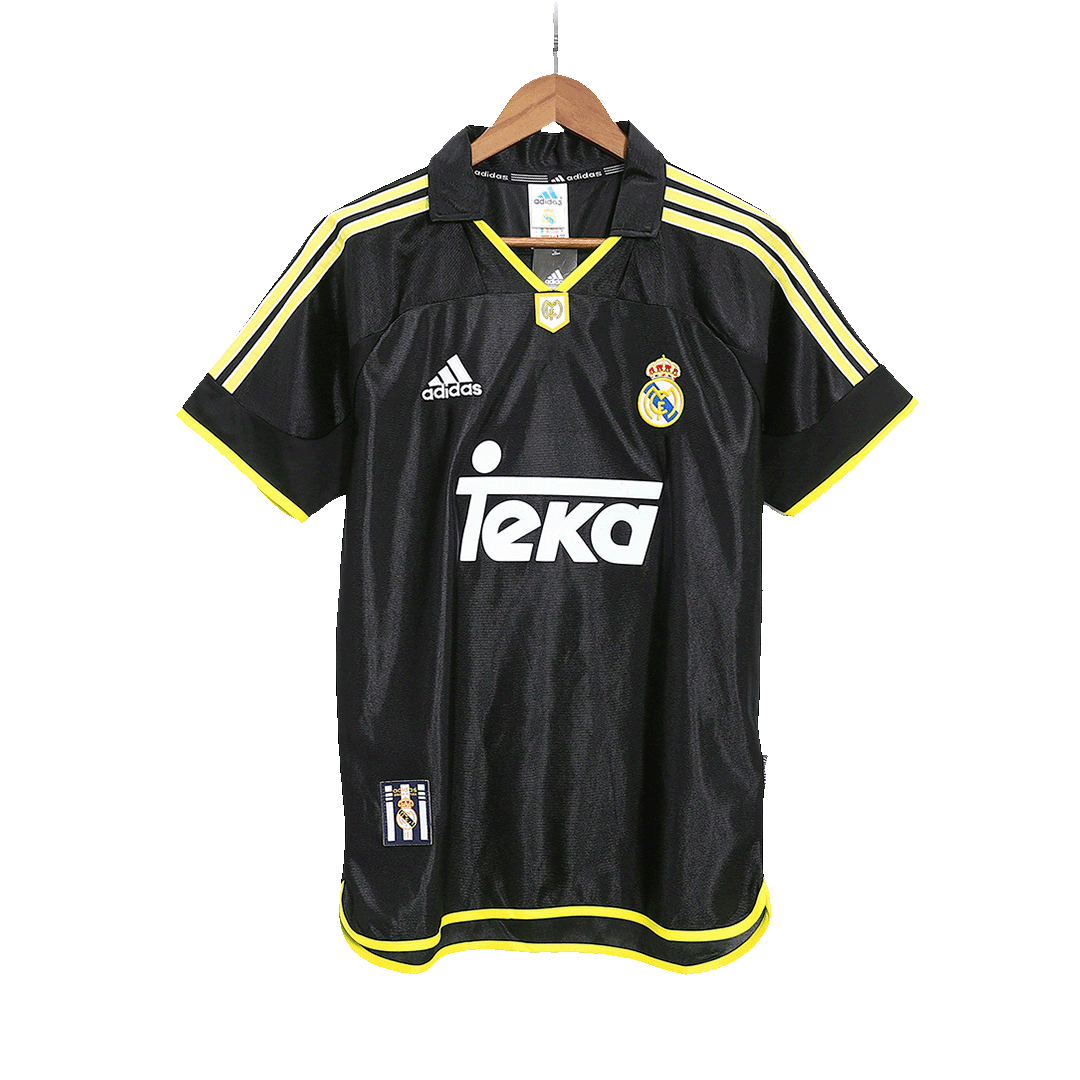 Maillot de foot extérieur rétro Real Madrid 1999/00 pour homme