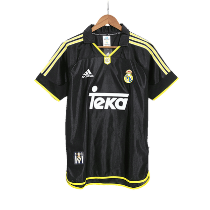 Maillot de foot extérieur rétro Real Madrid 1999/00 pour homme